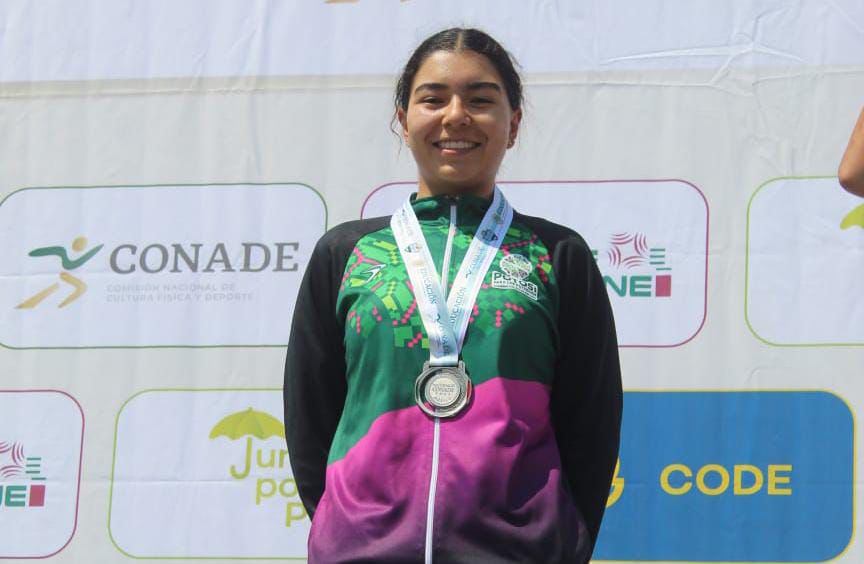 Valeria Cruz gana medalla de plata en Nacionales Conade