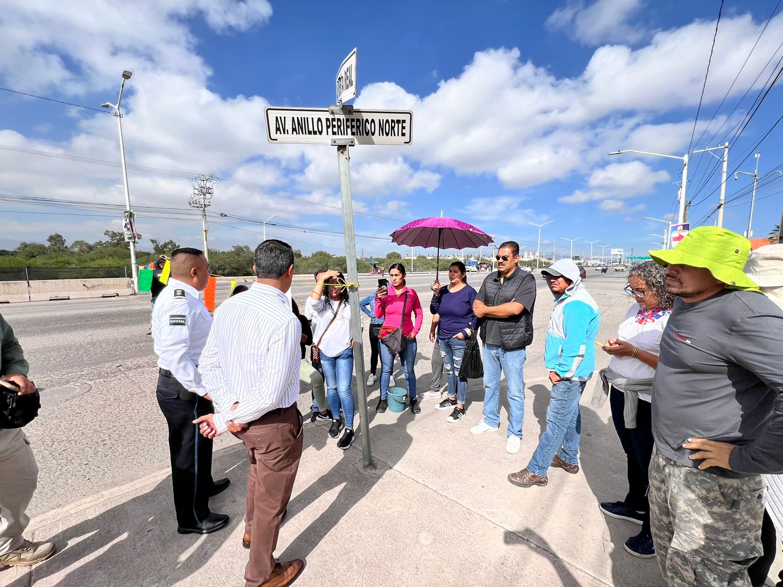 Ayto de Soledad atiende bloqueo de habitantes de Puerta Real; queda liberado circuito potosí