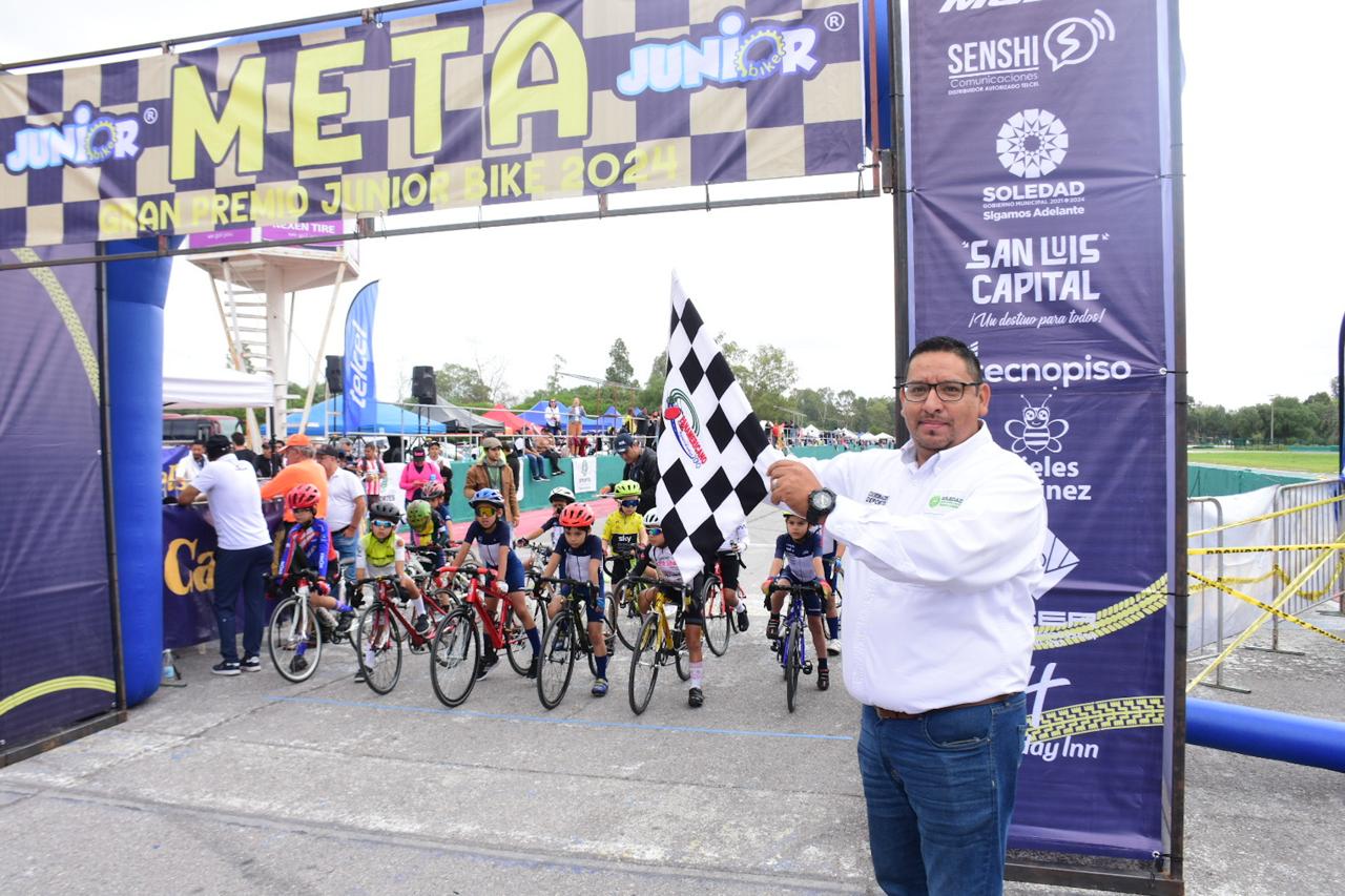 Ayuntamiento de Soledad impulsa el deporte infantil a través de "gran premio junior bike 2024"