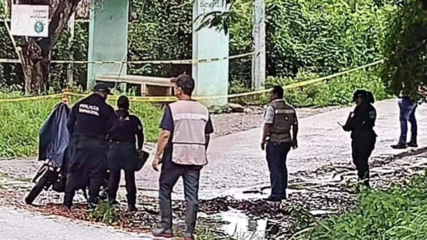 Un recién nacido fue hallado sin vida en un paradero de autobuses de la localidad El Palmito en el municipio de Tamazunchale.