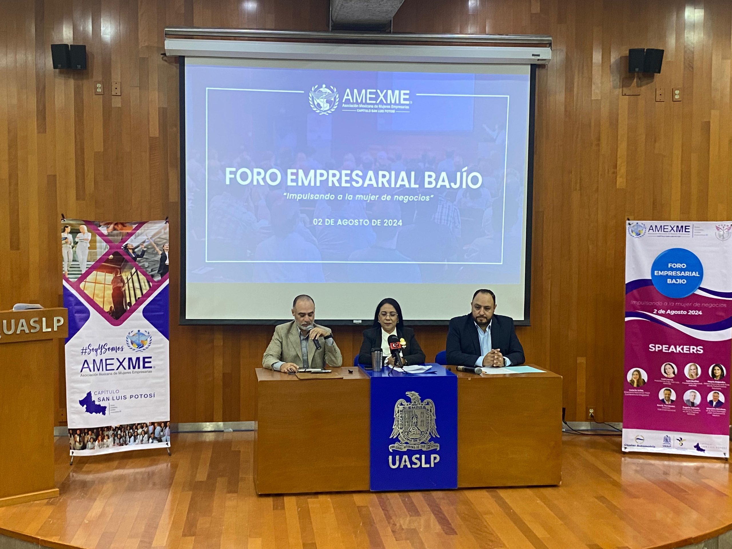 Presenta AMEXME SLP foro empresarial bajío “impulsando a la mujer de negocios