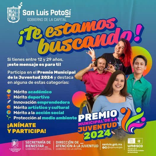 Sigue abierta la convocatoria al Premio Municipal de la Juventud