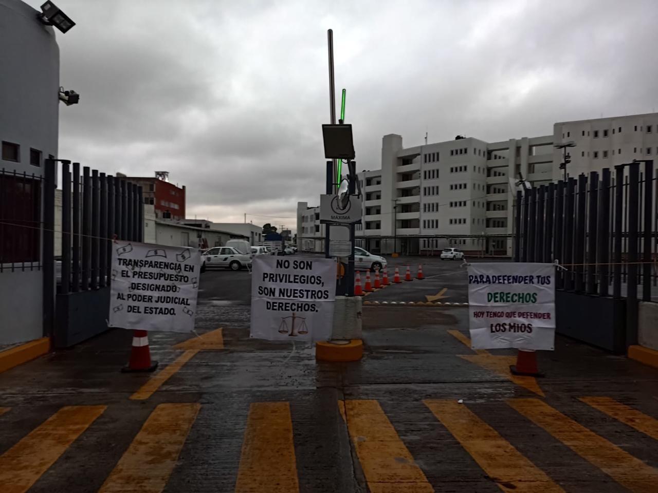 Crisis en el Poder Judicial de SLP: Trabajadores paralizan labores y exigen el pago de sus derechos