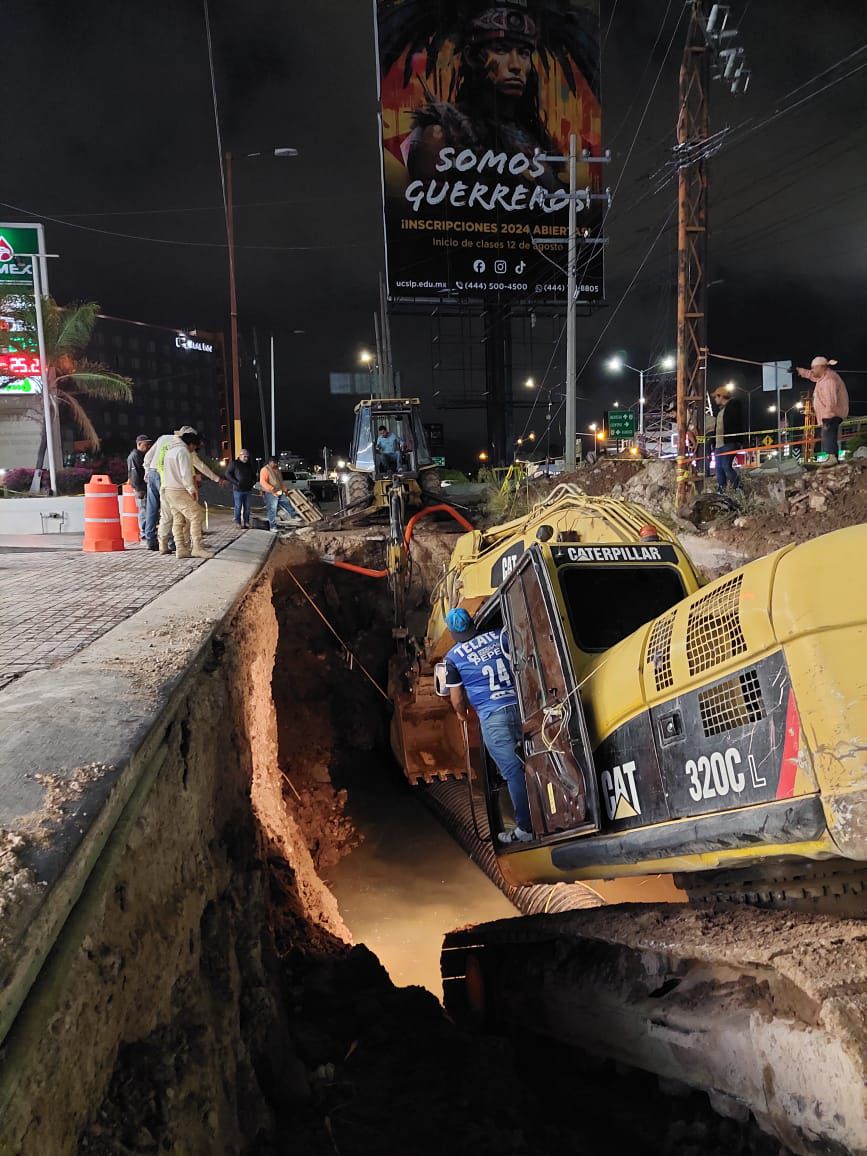 Sustituye Interapas parte de la red de saneamiento de la avenida Sierra Vista