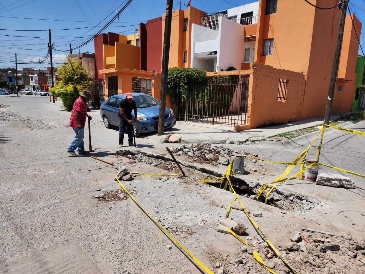 Interapas restaura sistema de drenaje en Francisco de Asís de la colonia Manuel José Othón