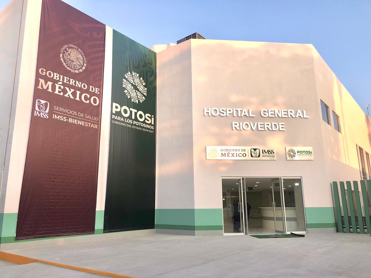 AMLO y Ricardo Gallardo inauguran nuevo módulo del hospital de Rioverde