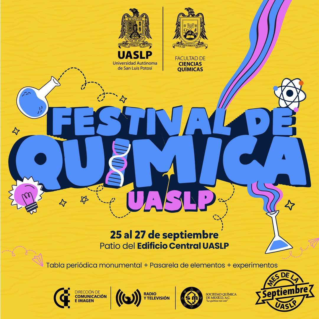 Del 25 al 27 de septiembre, la UASLP realizará el Festival de Química para todo público