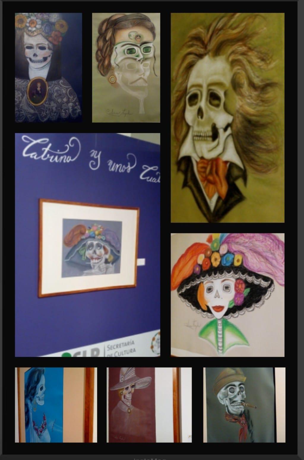 Inaugurarán exposición pictórica “la catrina y unos cuates”