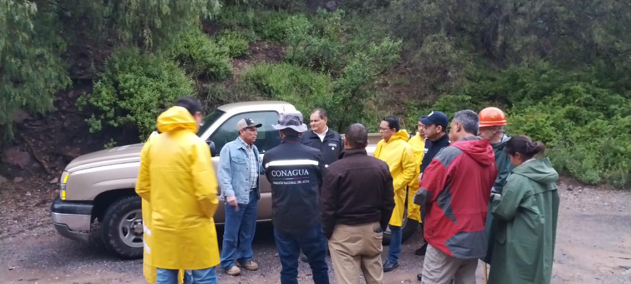 Realizan inspección en la presa “San José”; aunque no existe riesgo inminente, se ordena estudio estructural del embalse