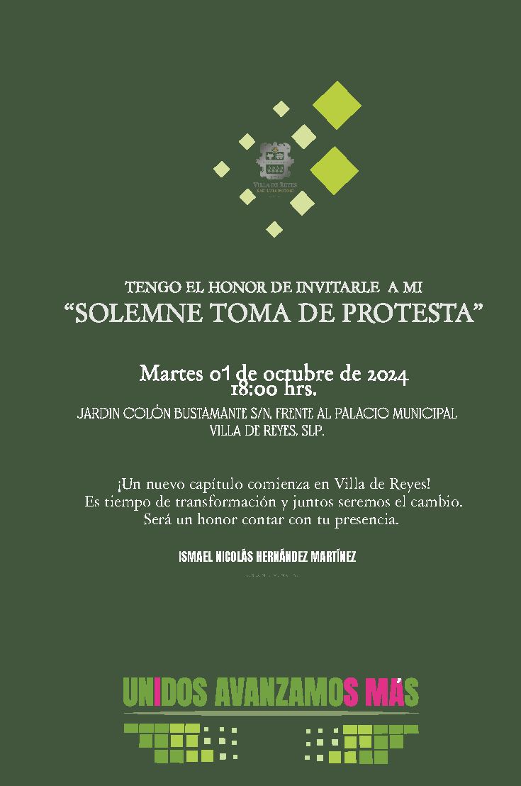 Ismael Hernández invita a la ciudadanía a su toma de protesta como presidente municipal de Villa de Reyes