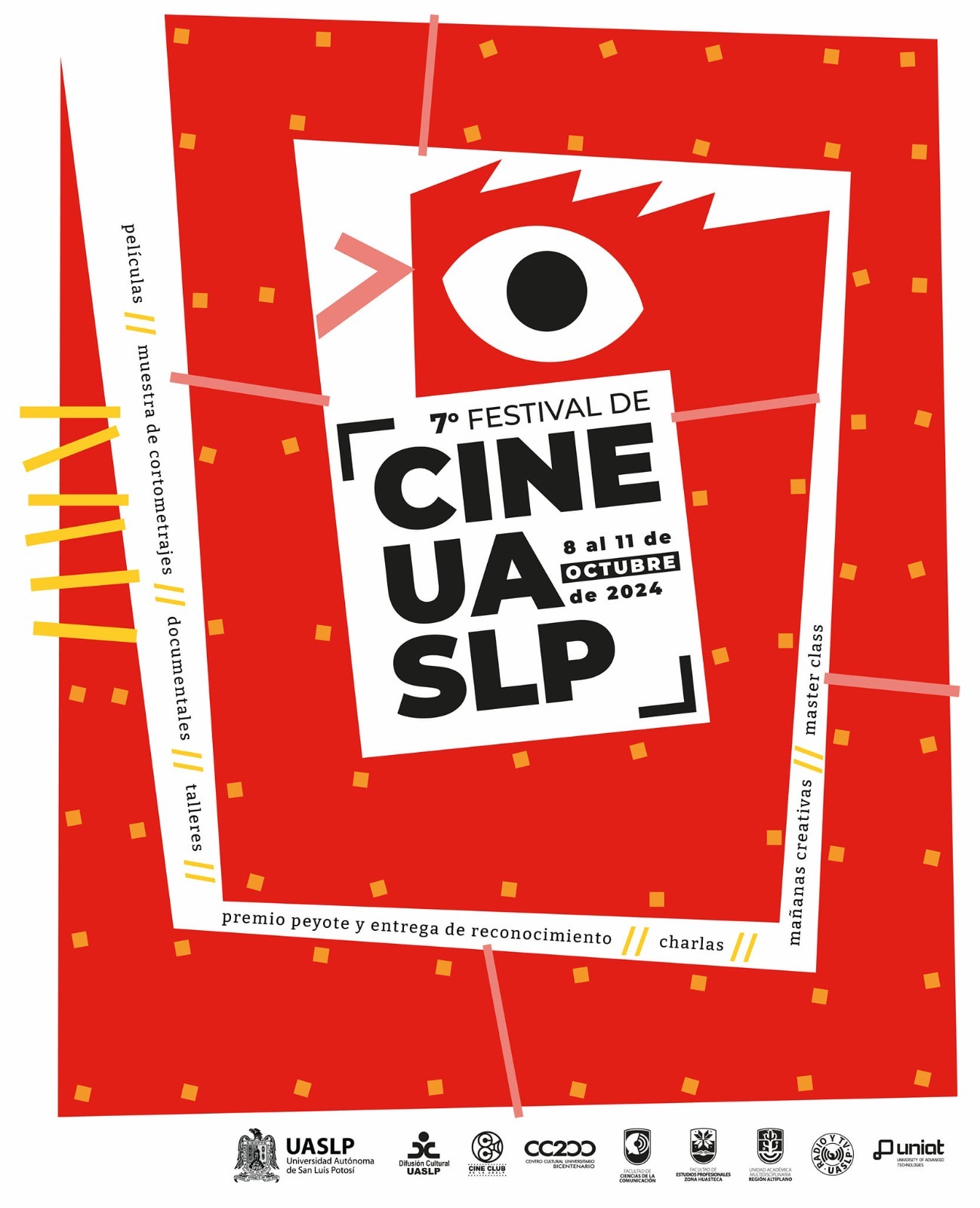 🎬📚 ¡Prepárate! El 7º Festival de Cine UASLP abrirá inscripciones para 13 talleres imperdibles. Si te apasiona el cine, esta es tu oportunidad para aprender y mejorar tus habilidades con expertos en la industria. 🎥✨ ¡No te quedes fuera! Consulta fechas y asegúrate un lugar. 🎟️ #FestivalDeCineUASLP #TalleresDeCine #CineUASLP #InscripcionesAbiertas #CulturaCinematográfica