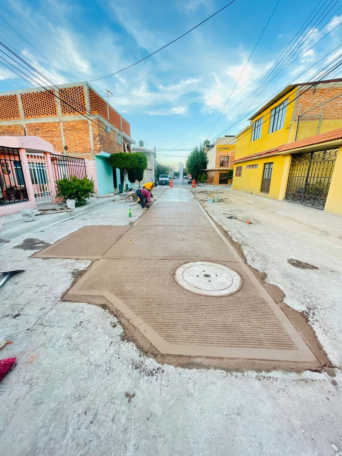 Concluye Interapas reposición de drenaje sanitario en la calle Cóndor, en Colorines