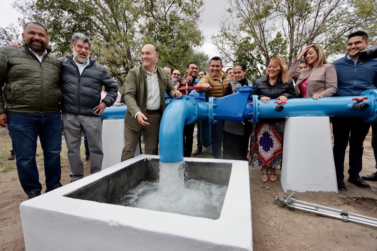 En el 12º de los 100 Días de Gobierno, 100 Días de Talacha, Alcalde Galindo entrega pozo San Leonel, que beneficia a más de 60 mil potosinos