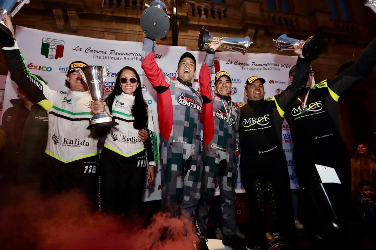 En gran final, Ricardo Cordero gana la Carrera Panamericana; Alcalde Galindo anfitrión de la última etapa