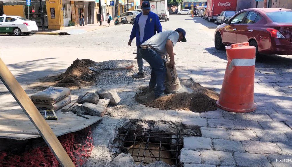 Gobierno de la Capital refuerza bacheo emergente para atender calles y avenidas de la ciudad