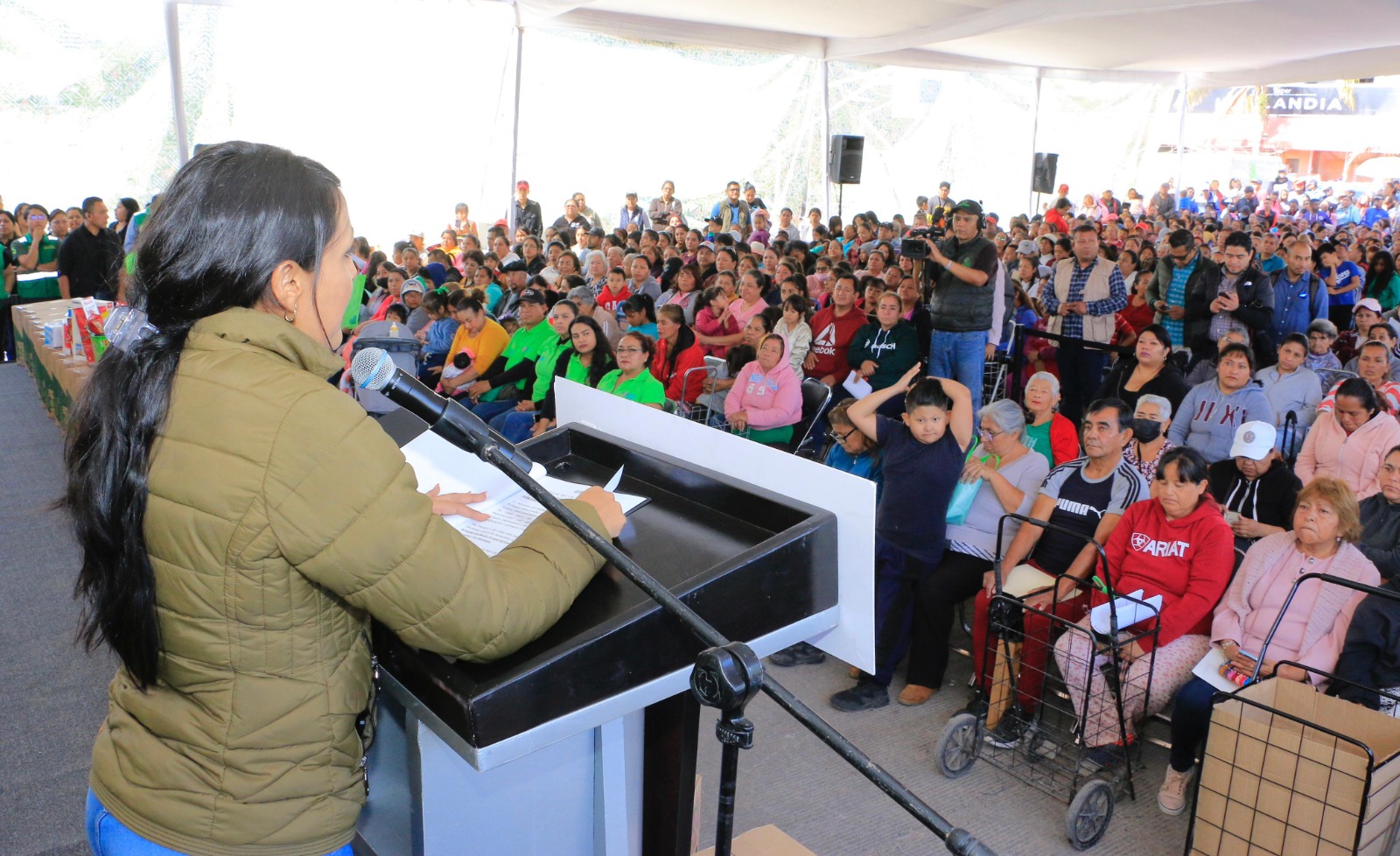 Fortalece Pozos programa de seguridad alimentaria con apoyo del gobierno estatal