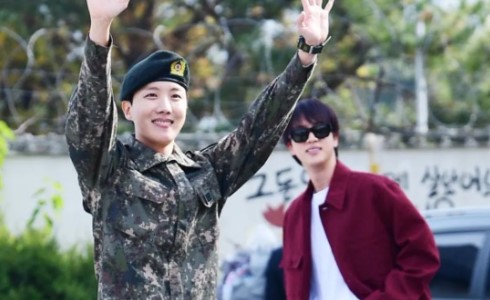 J-Hope de BTS concluye su servicio militar y es recibido por fans emocionados