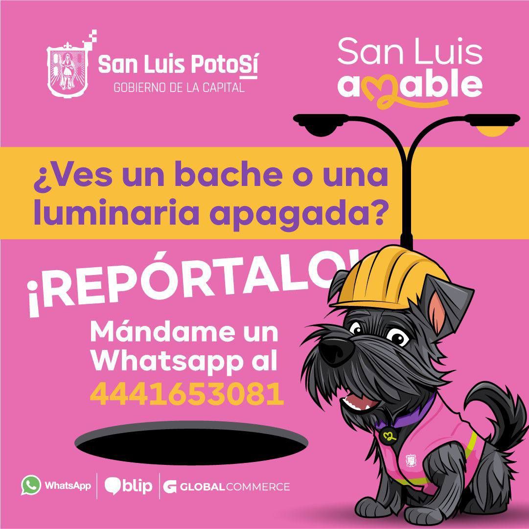 Invita Alcalde Enrique Galindo a la ciudadanía a reportar con Güicho las fallas de alumbrado y baches