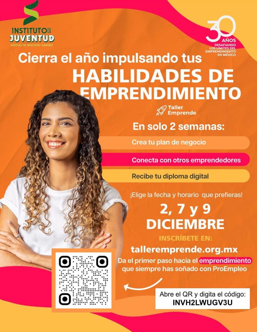 Gobierno de Soledad invita a jóvenes y adultos a desarrollar su talento emprendedor