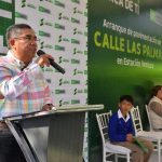 Juan Manuel Navarro lleva arranque de pavimentación y alumbrado público a familias de estación ventura