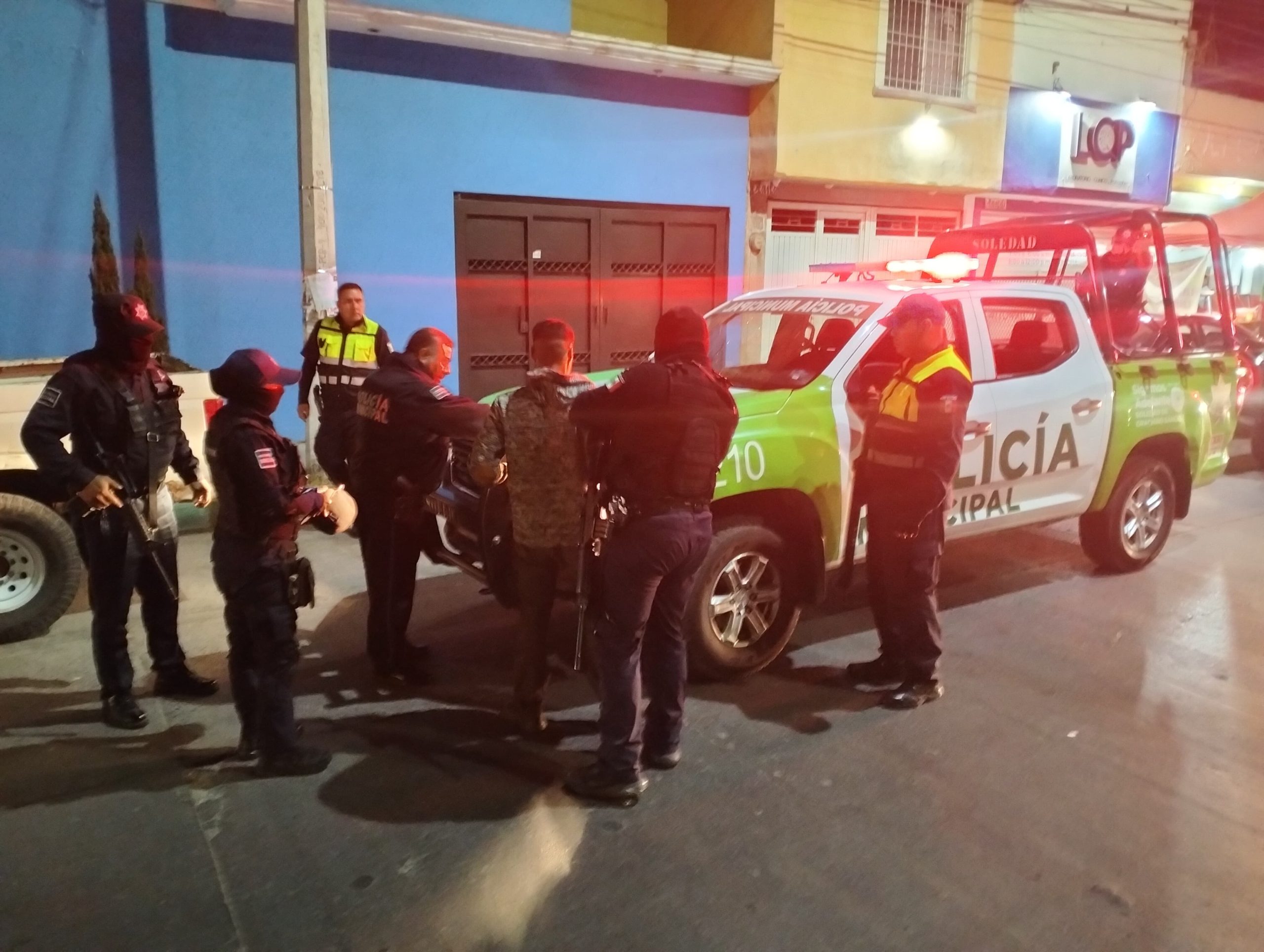 Seguridad pública de Soledad, PDI y GCE despliegan operativos preventivos "cazador" y "rastreador" en colonias