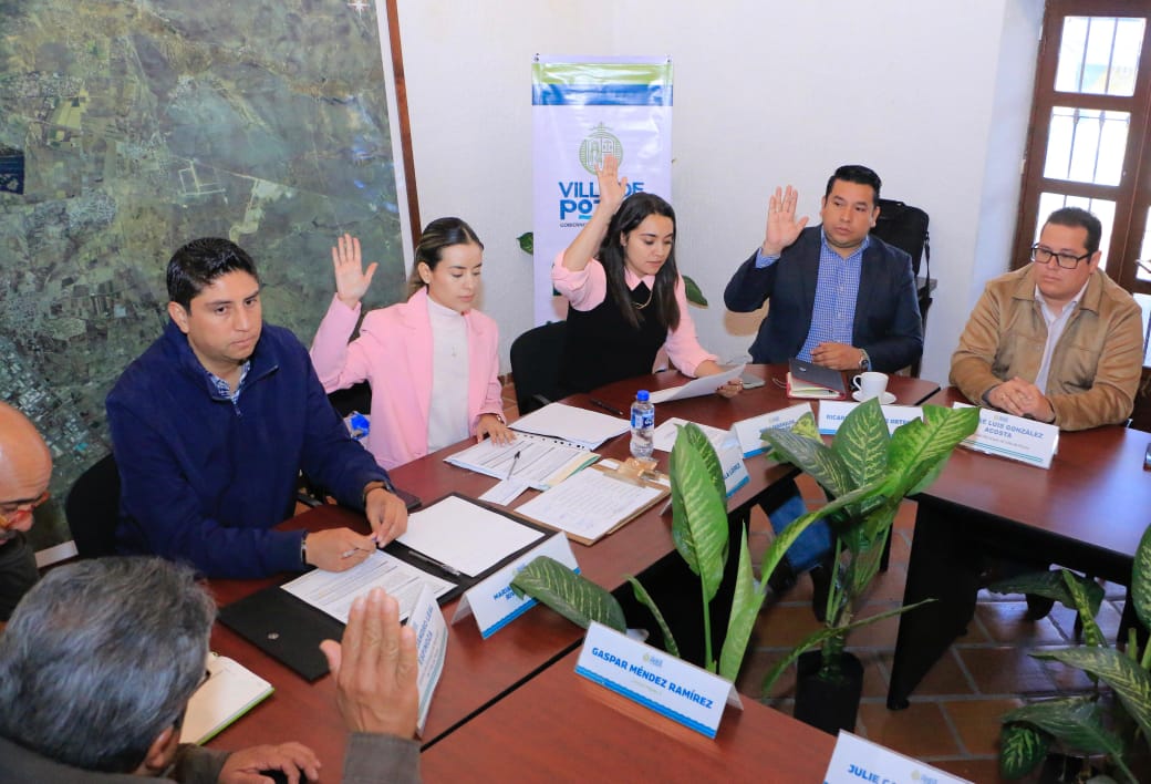 Villa de Pozos primer municipio en el estado adherirse al comité de salud