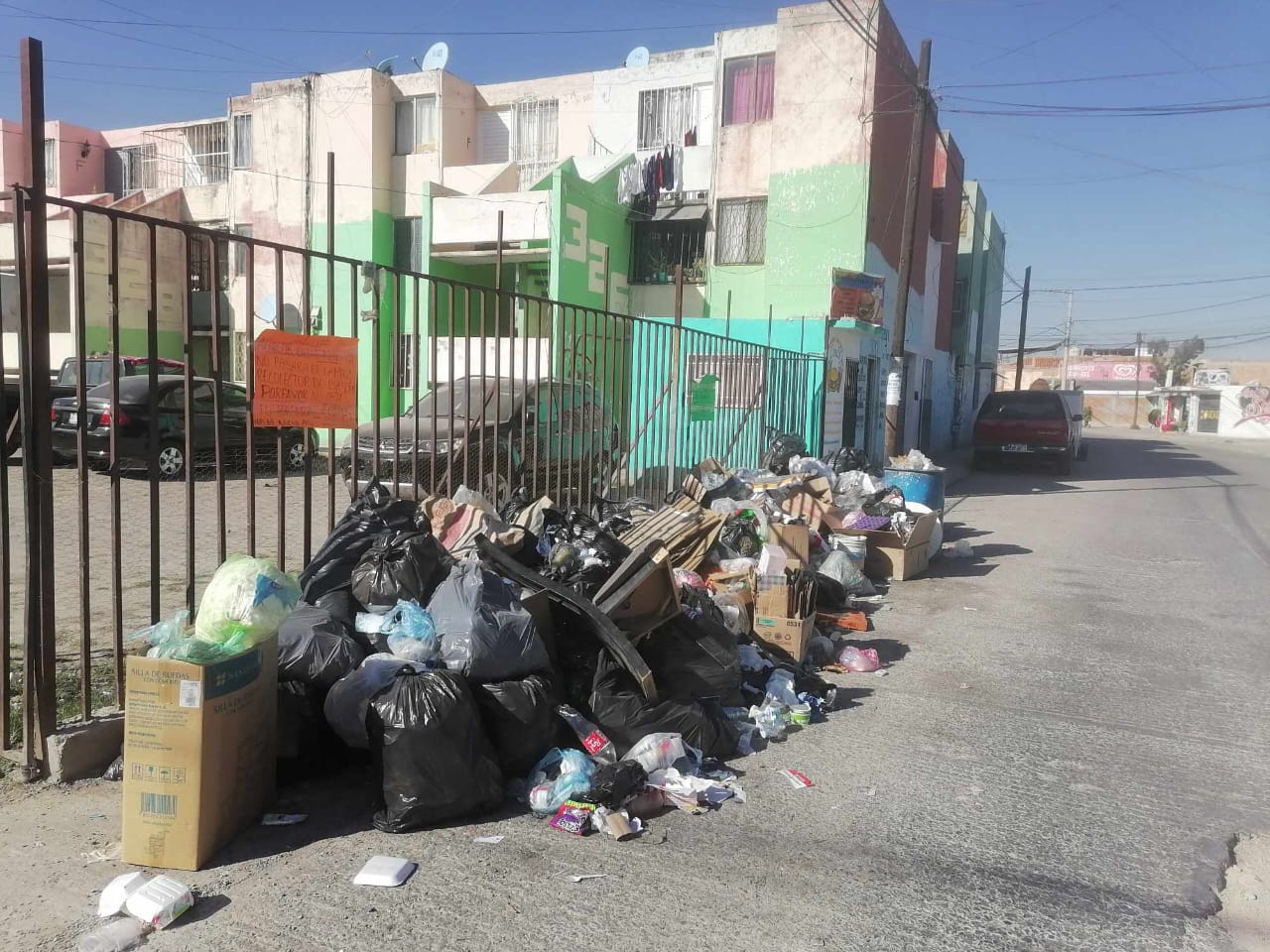 Villa de Pozos se ahoga en la basura: vecinos denuncian falta de recolección