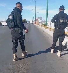 Agentes soledenses frustran presunto suicidio de mujer en carr. a Matehuala