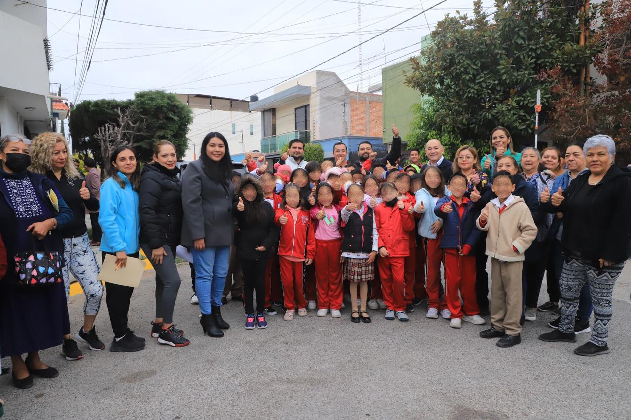 En la Colonia Valle Dorado, el programa 100 Días de Gobierno, 100 Días de Talacha del Gobierno de la Capital, llegó a su edición 62