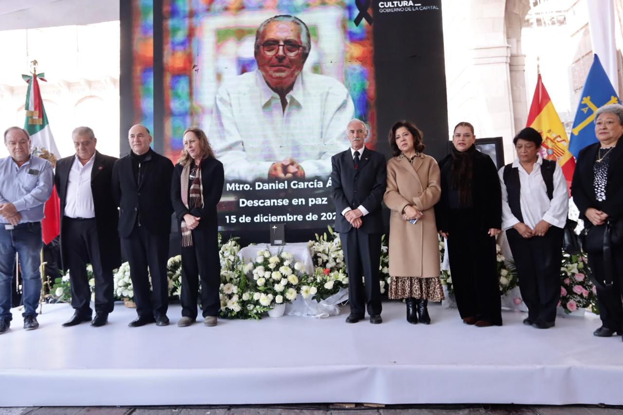 San Luis Capital despide con honores a un potosino excepcional, “El Hombre Cultura de la Ciudad”, Daniel García Álvarez de la Llera