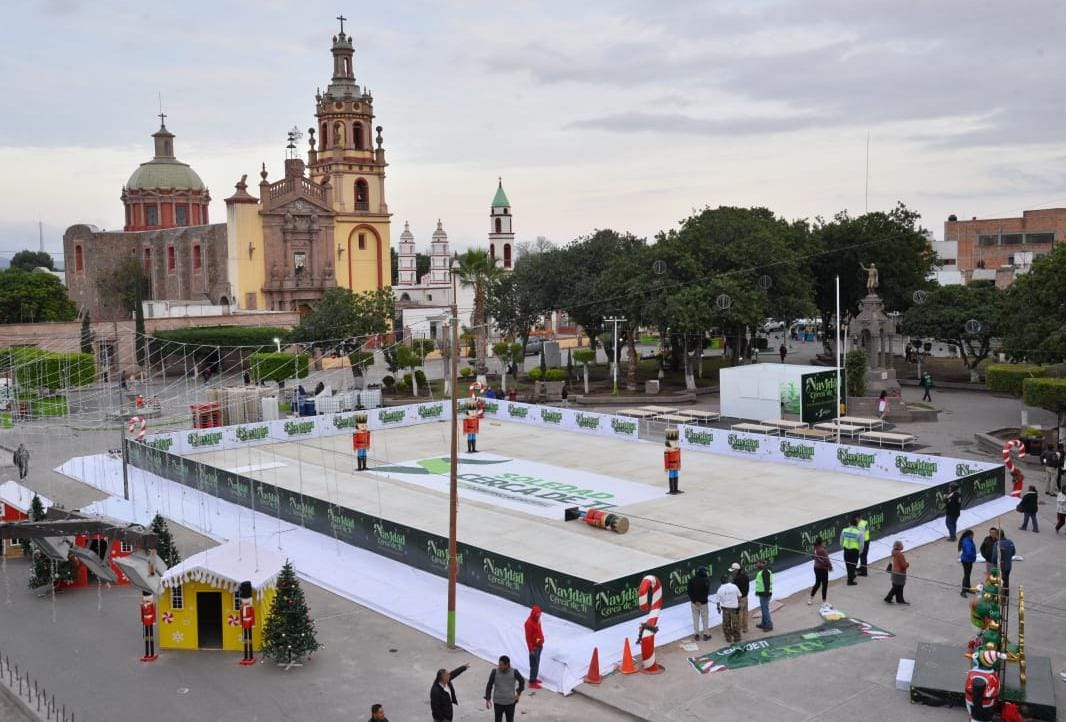 Este domingo, espectacular apertura de pista de hielo en Soledad De Graciano Sánchez