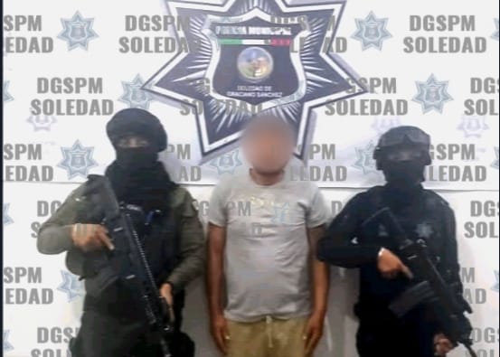 Objetivo generador de violencia fue detenido por policías de Soledad, en límites con la capital