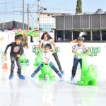 Pista de hielo en Soledad destaca por la gran asistencia y deleite de familias