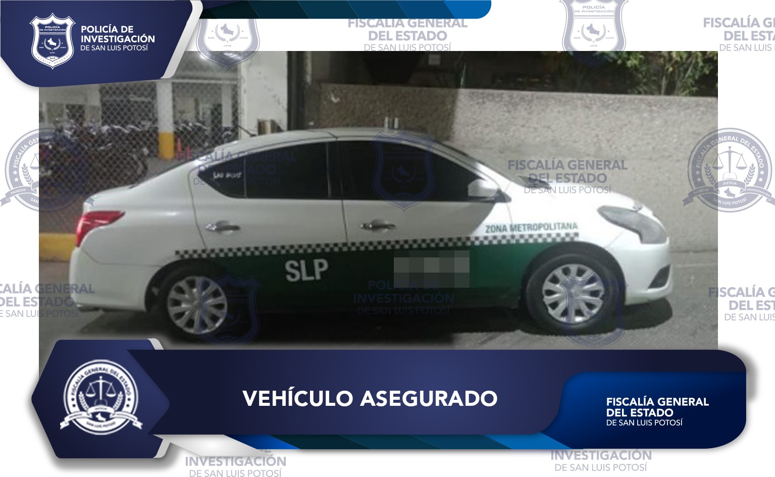 Policías investigadores recuperan automóvil robado en SLP