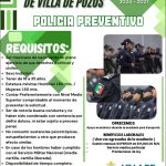 Abierta convocatoria para policía preventivo en Villa de Pozos