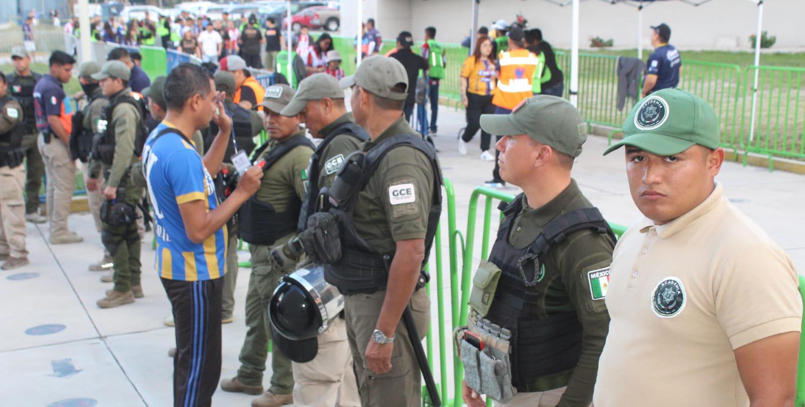 Autoridades refuerzan operativo "estadio seguro" por la visita de Pumas de la UNAM