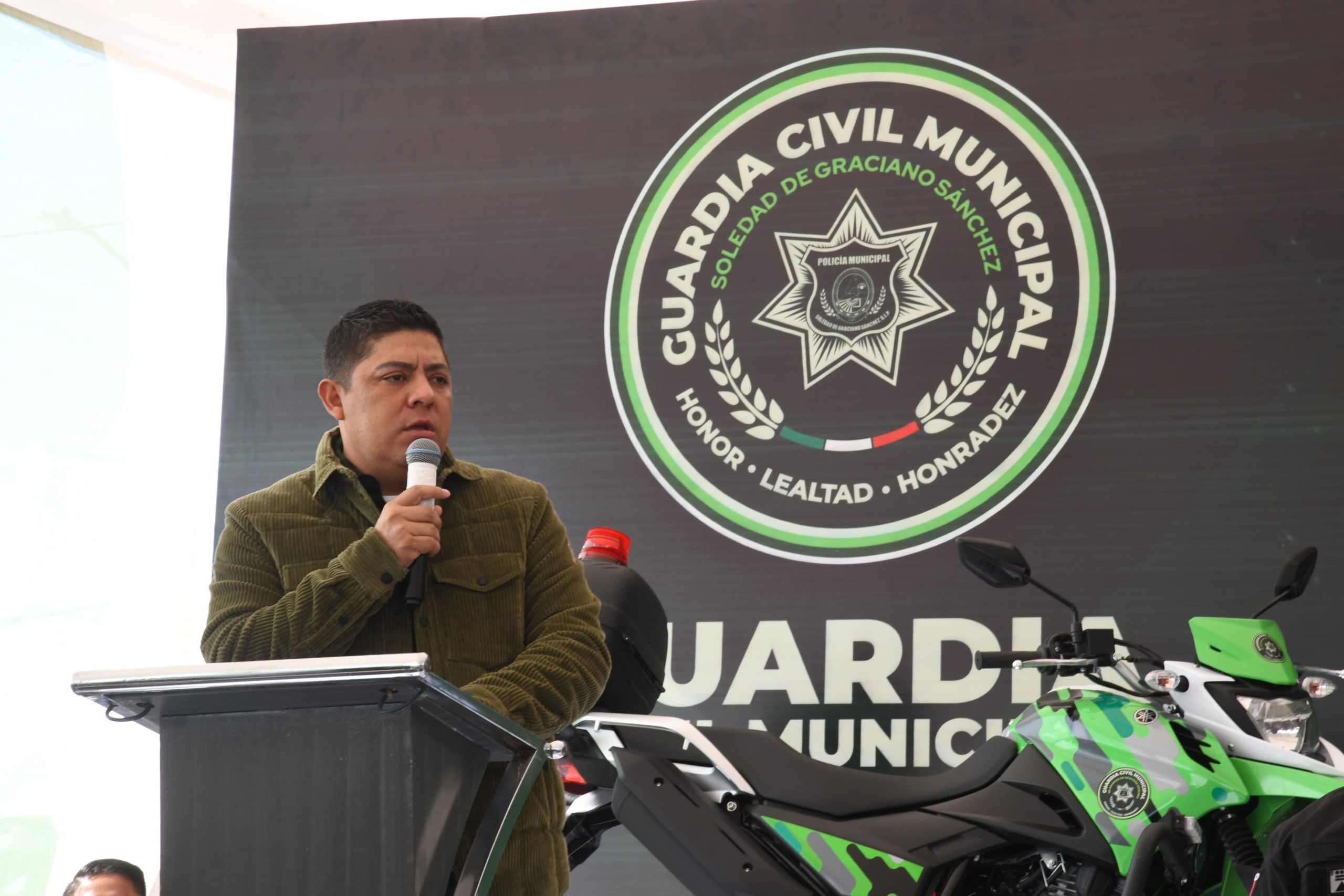 Gobernador Ricardo Gallardo respalda totalmente a la renovada Guardia Civil Municipal de soledad, con beneficios históricos a sus elementos