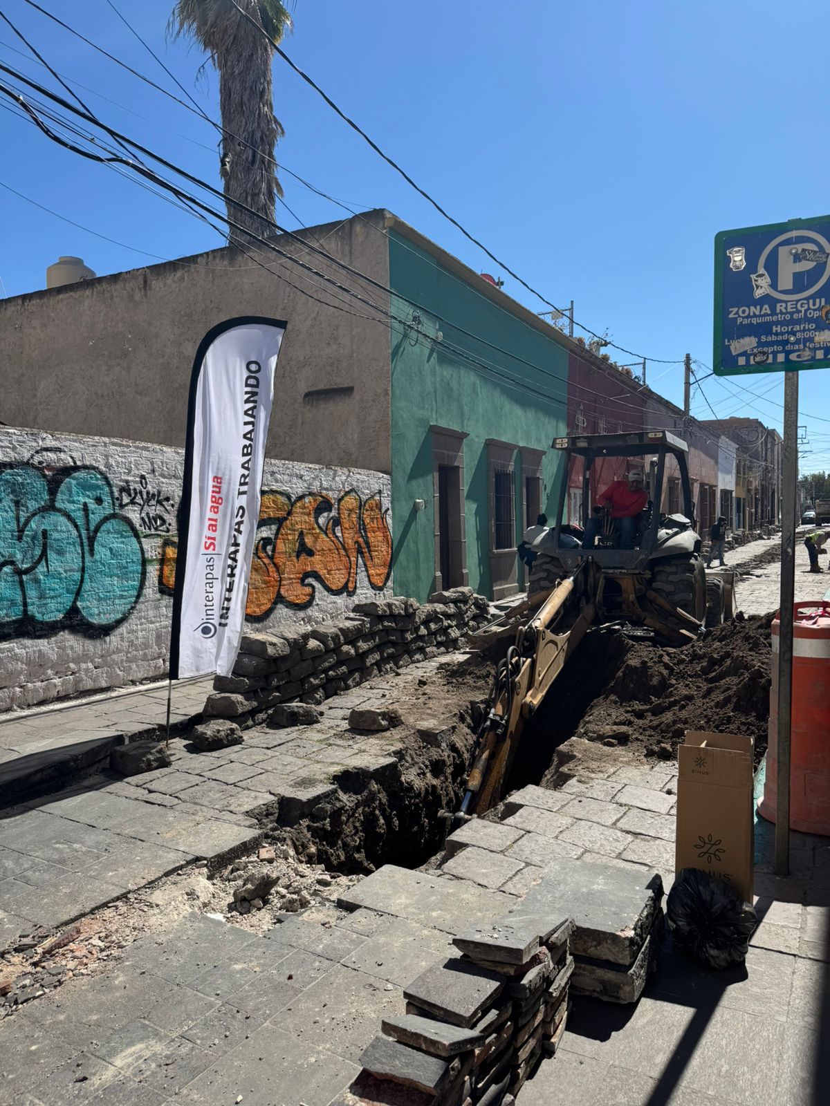 Solo esta semana, Interapas comenzó la reparación de ocho colapsos en la Zona Metropolitana