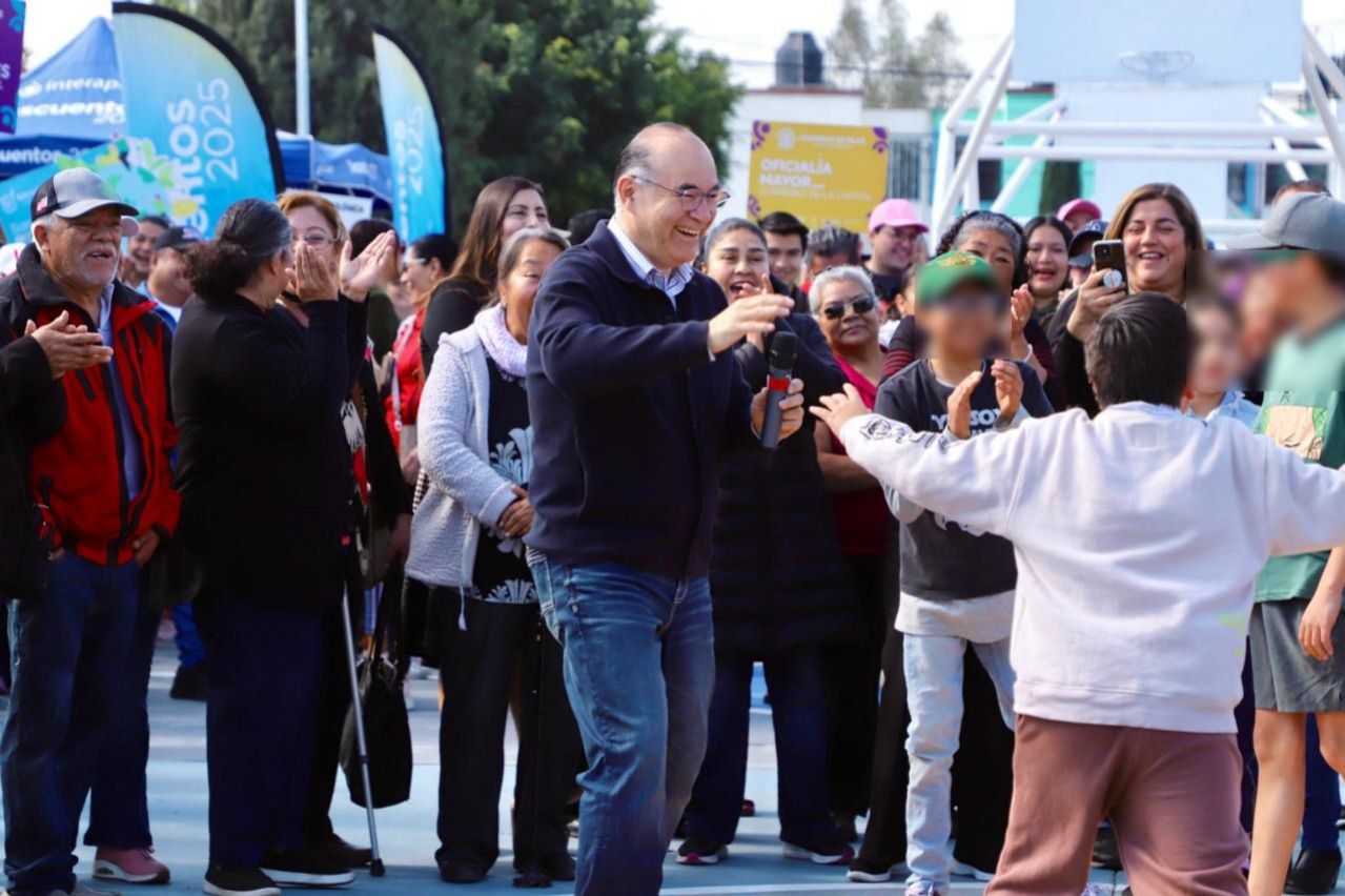 Seguridad a espacios públicos en la Juan Sarabia, anuncia Alcalde Galindo