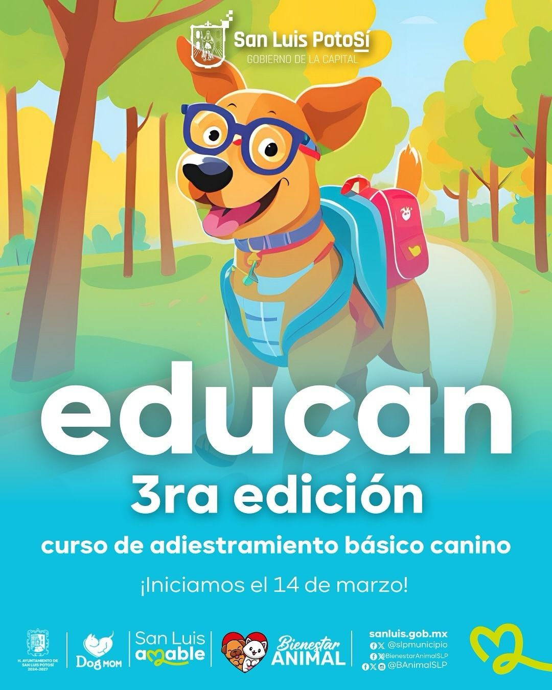 Se realizará 3era Edición del Curso de Adiestramiento Básico Canino del Gobierno de la Capital