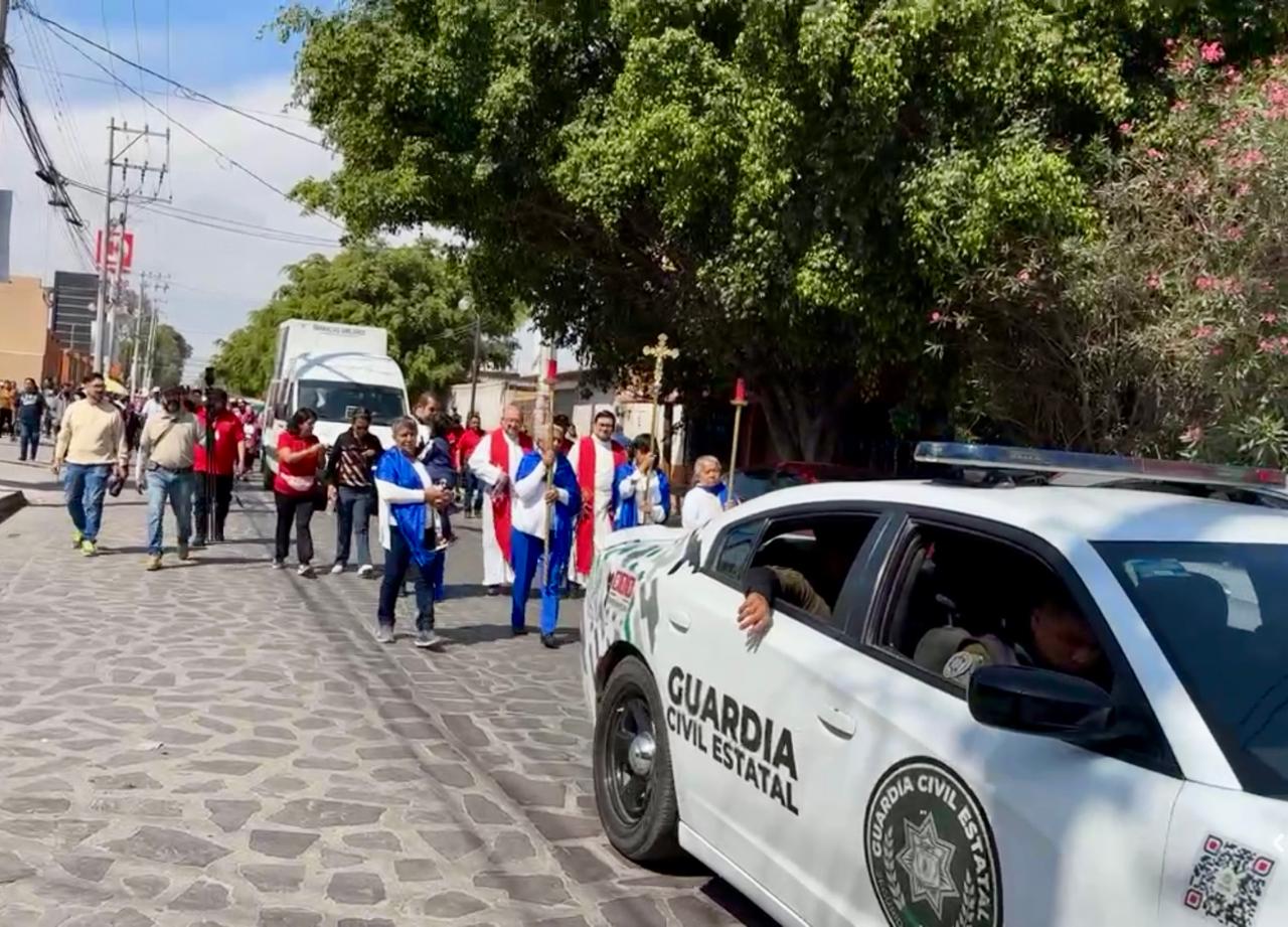 En orden, Villa De Pozos recibió reliquias de San Judas Tadeo