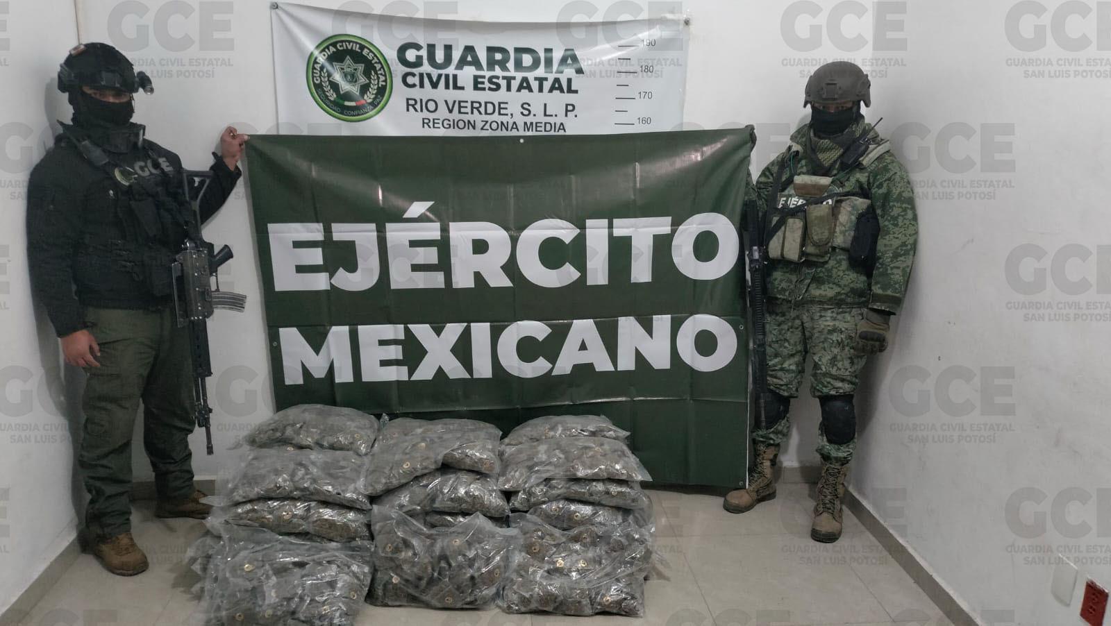 Guardia Civil Estatal asegura 40 kilos de marihuana en San Ciro de Acosta