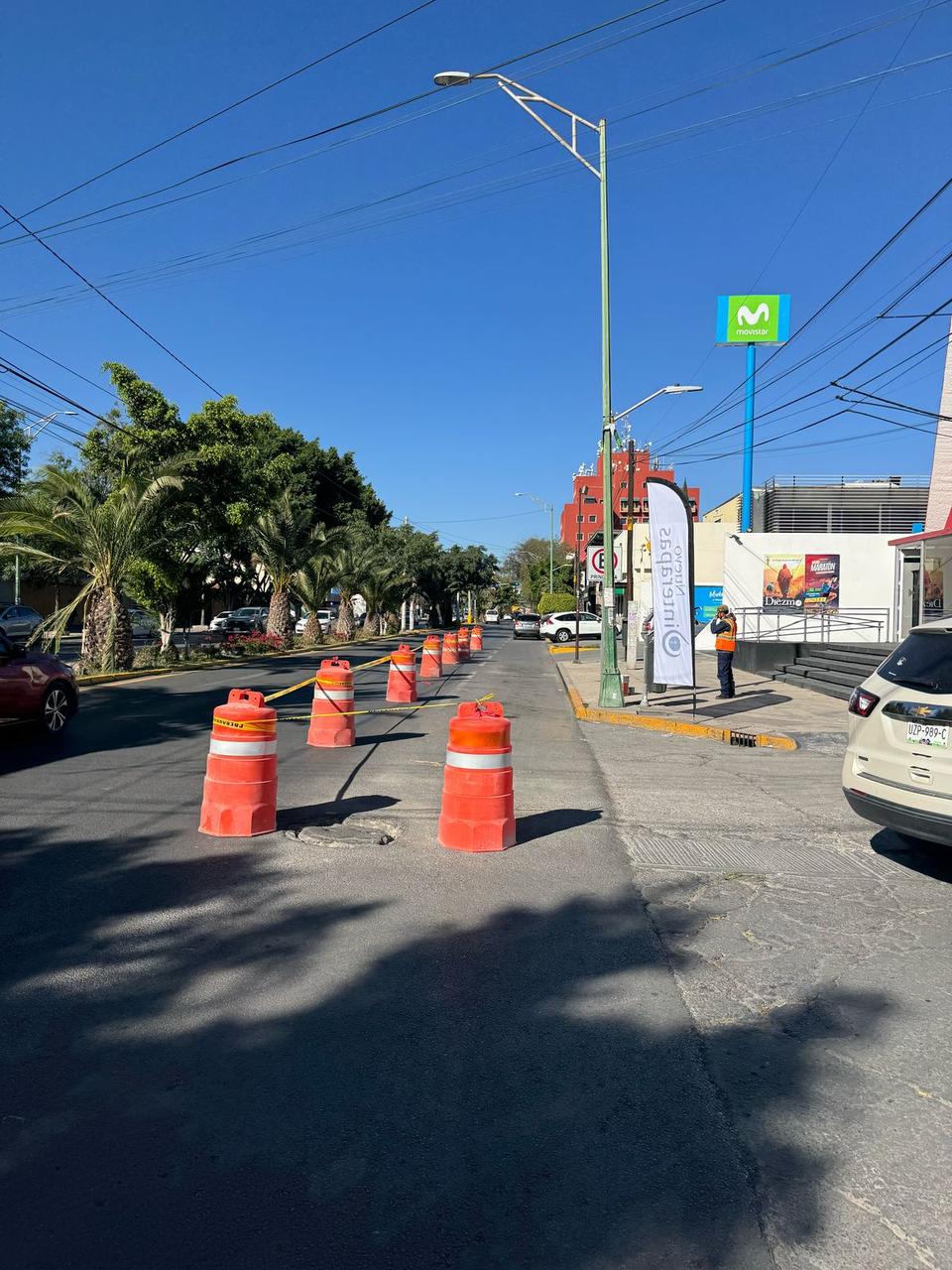 Inicia Interapas rehabilitación de drenaje en un tramo de avenida Venustiano  Carranza; hay reducción de carril