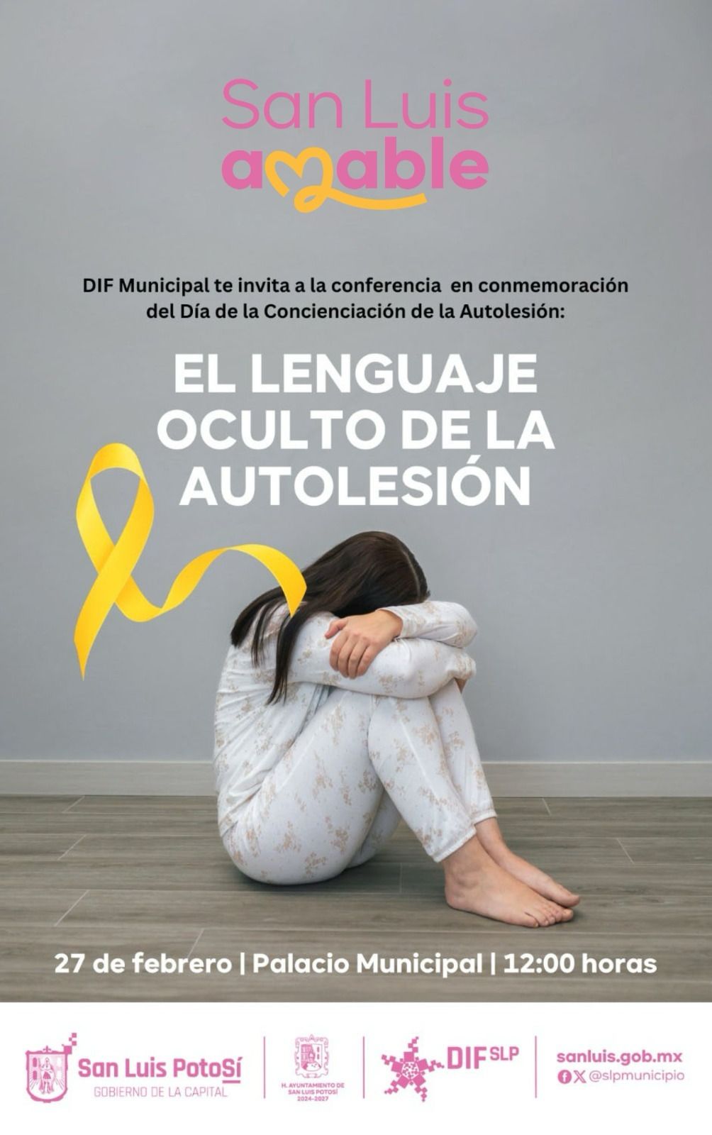 DIF Municipal invita a conferencia “El lenguaje oculto de la autolesión”