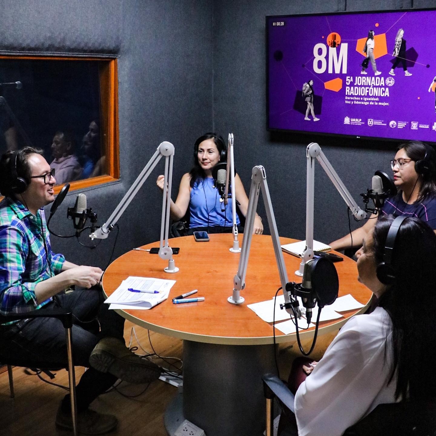 Dirección de Radio y Televisión Universitaria de la UASLP llevará a cabo su 5ta Jornada Radiofónica del 8M