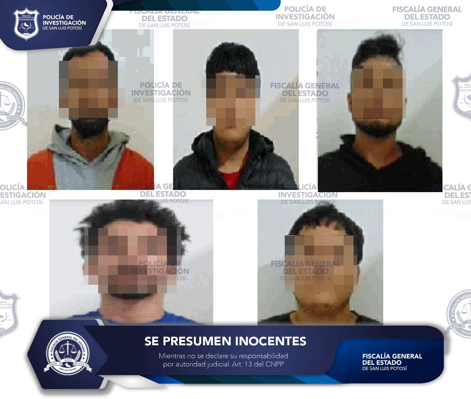 Fiscalía cumplimenta mandato en contra de supuesta banda dedicada al robo de vehículos en SLP