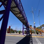 Supervisa el Alcalde Galindo el avance del nuevo puente peatonal inclusivo en Salvador Nava